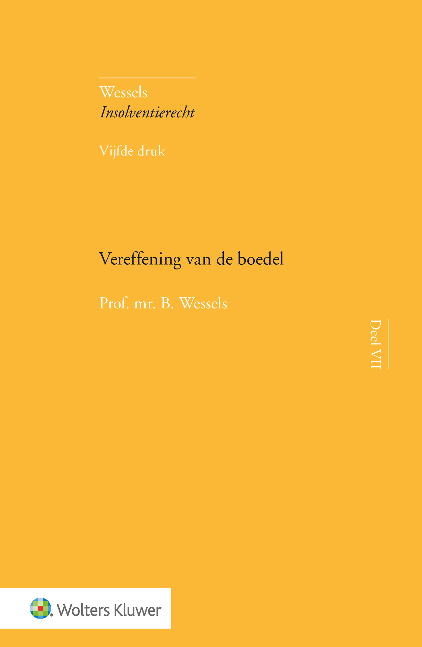 Omslag van Vereffening van de boedel