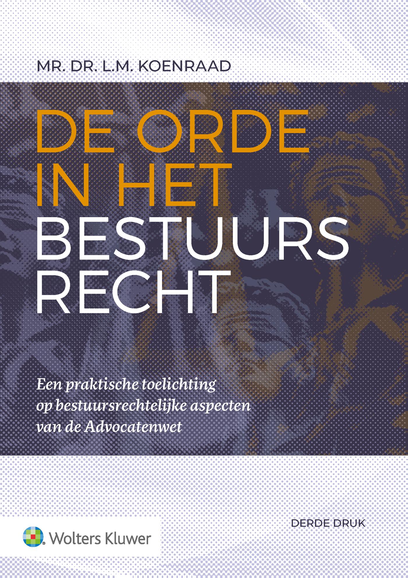 Omslag van De orde in het bestuursrecht