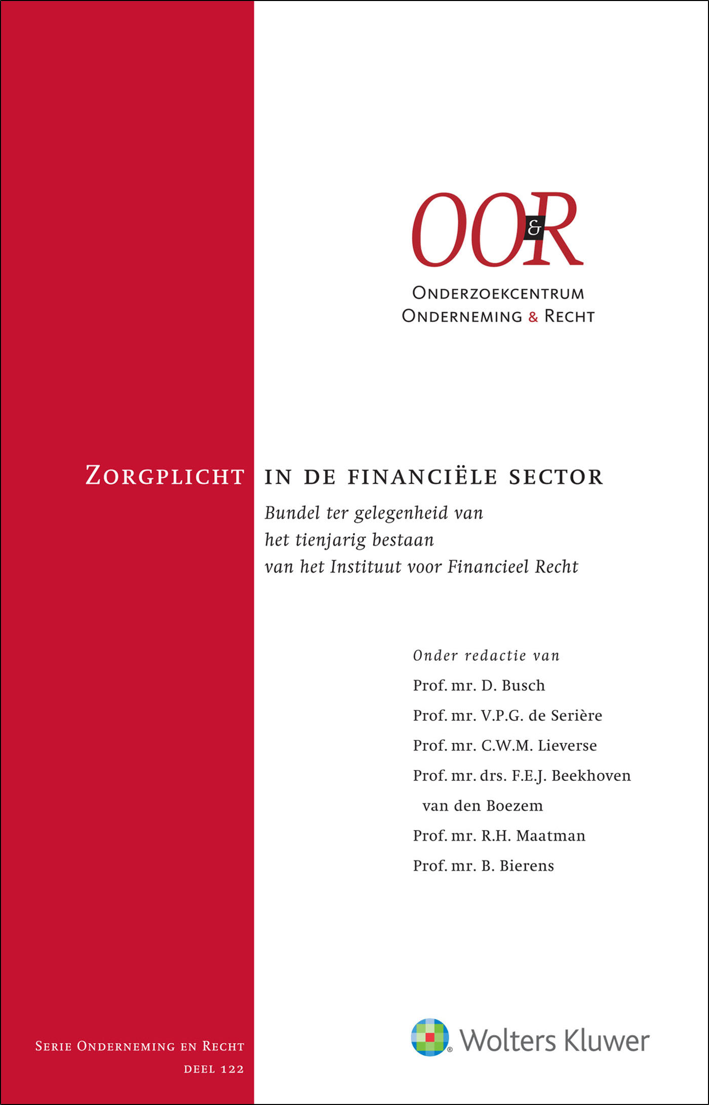 Omslag van Zorgplicht in de financiële sector