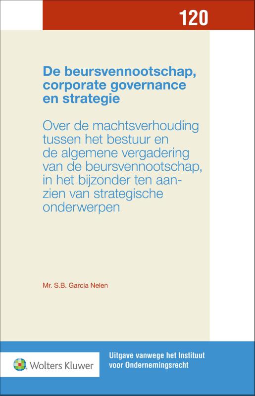 Omslag van De beursvennootschap, corporate governance en strategie