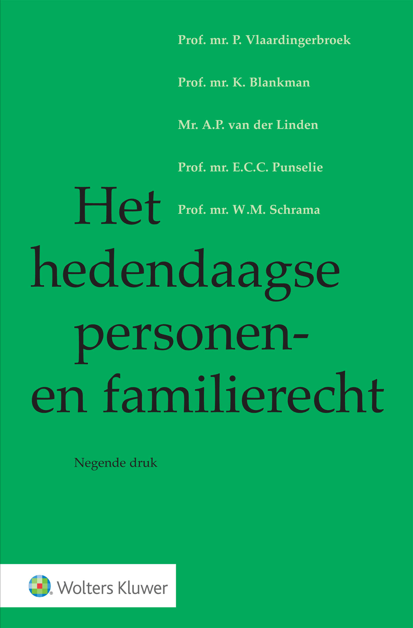Omslag van Het hedendaagse personen- en familierecht