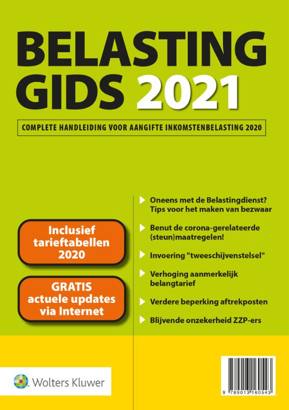 Omslag van Belastinggids 2021
