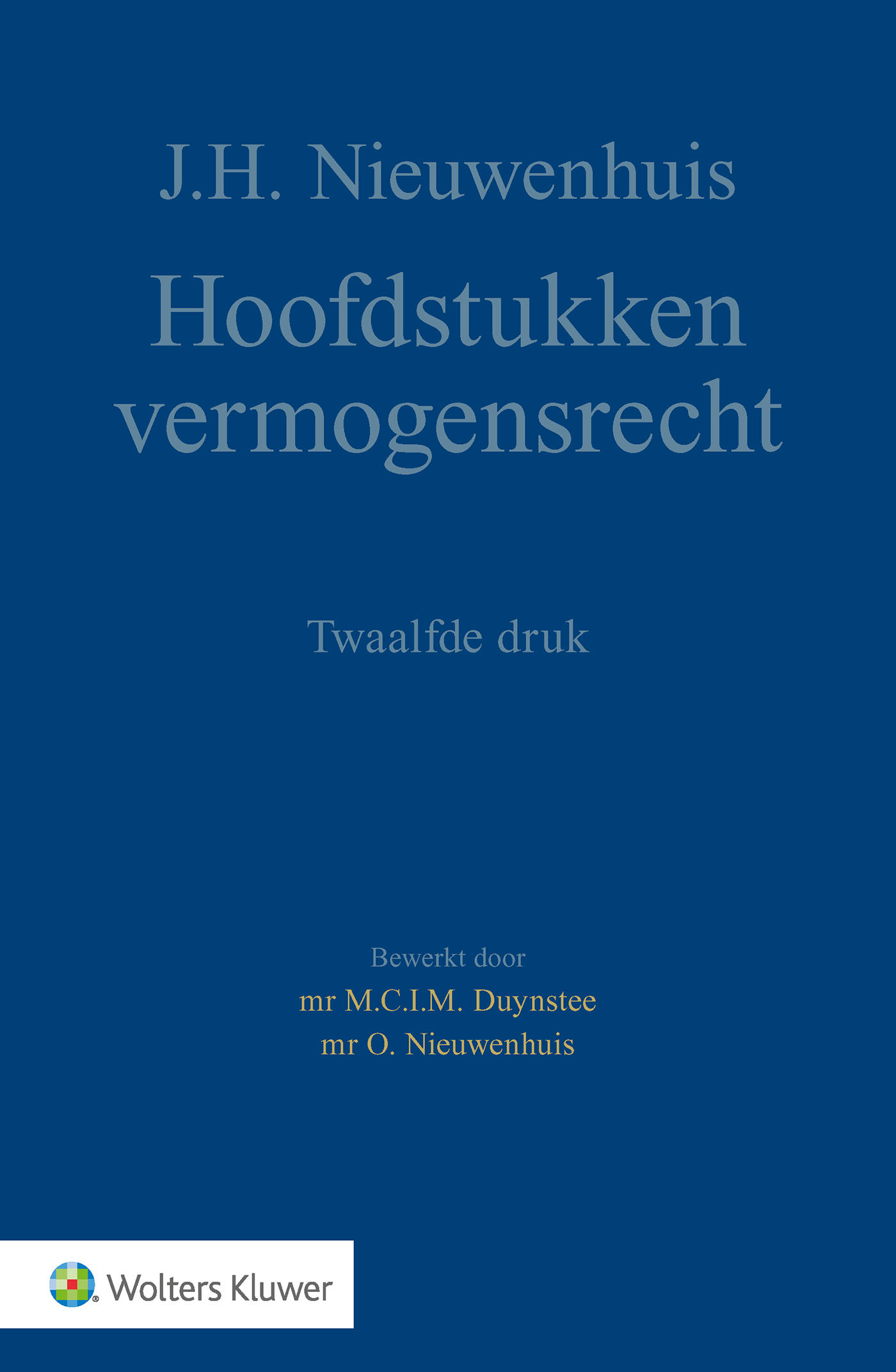 Omslag van Hoofdstukken vermogensrecht