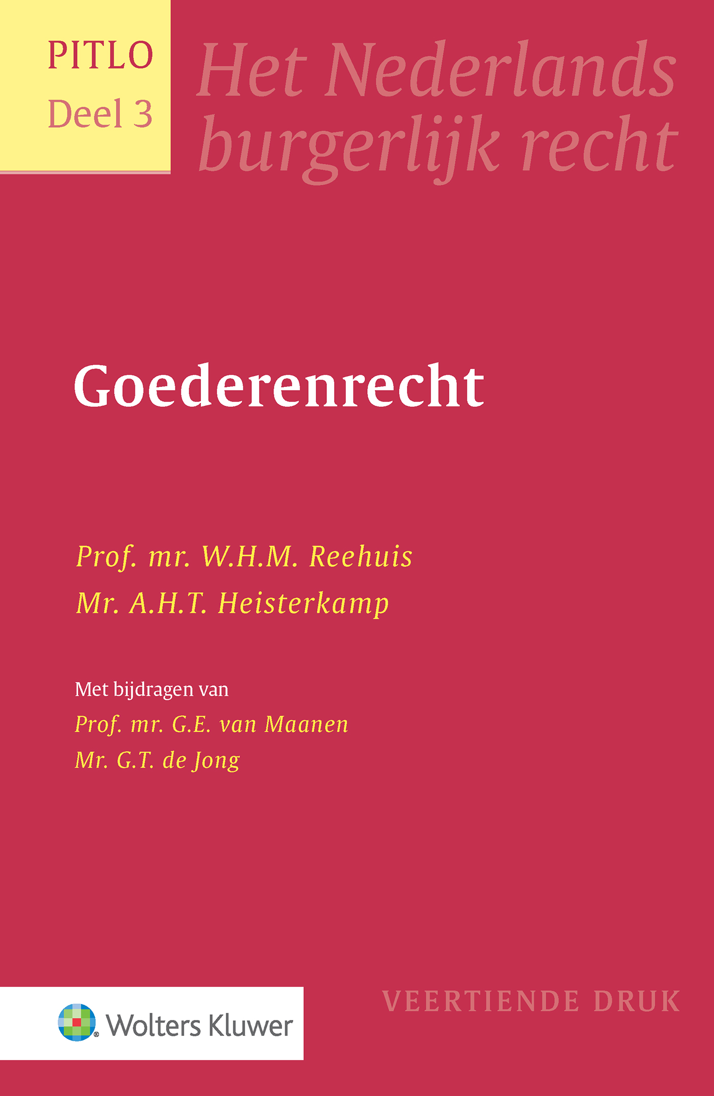 Omslag van Goederenrecht