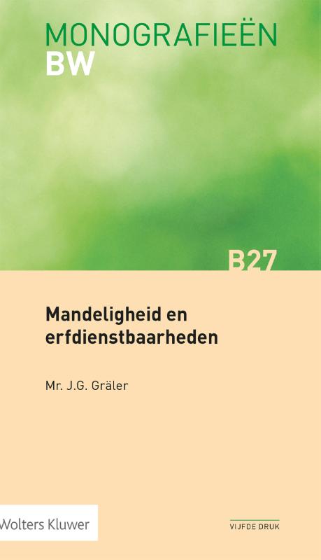 Omslag van Mandeligheid en erfdienstbaarheden