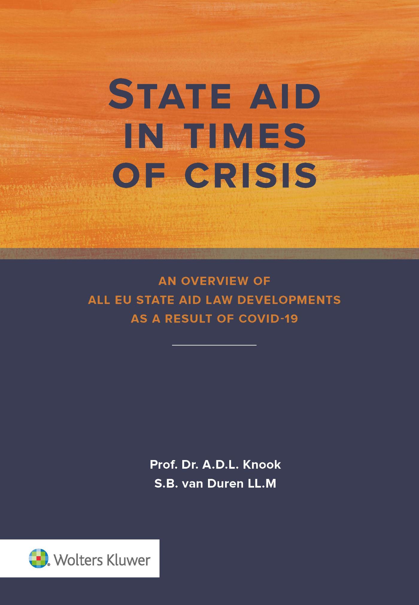 Omslag van State aid in times of crisis