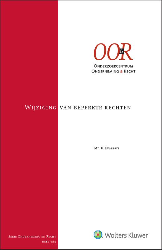Omslag van Wijziging van beperkte rechten