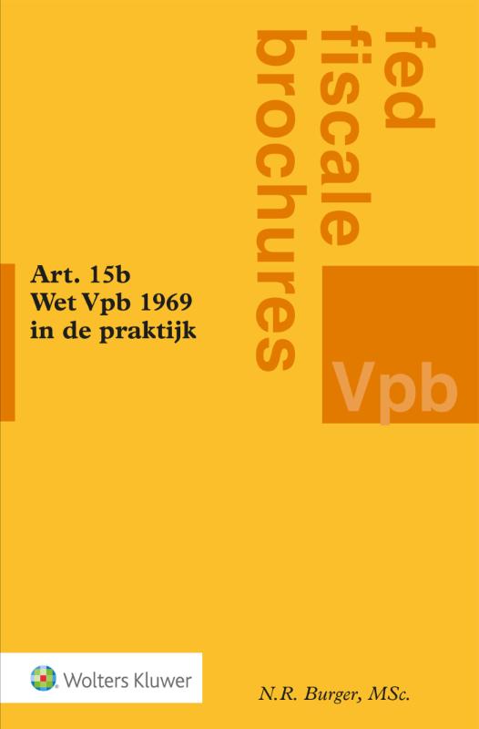 Omslag van Art. 15b Wet Vpb 1969 in de praktijk