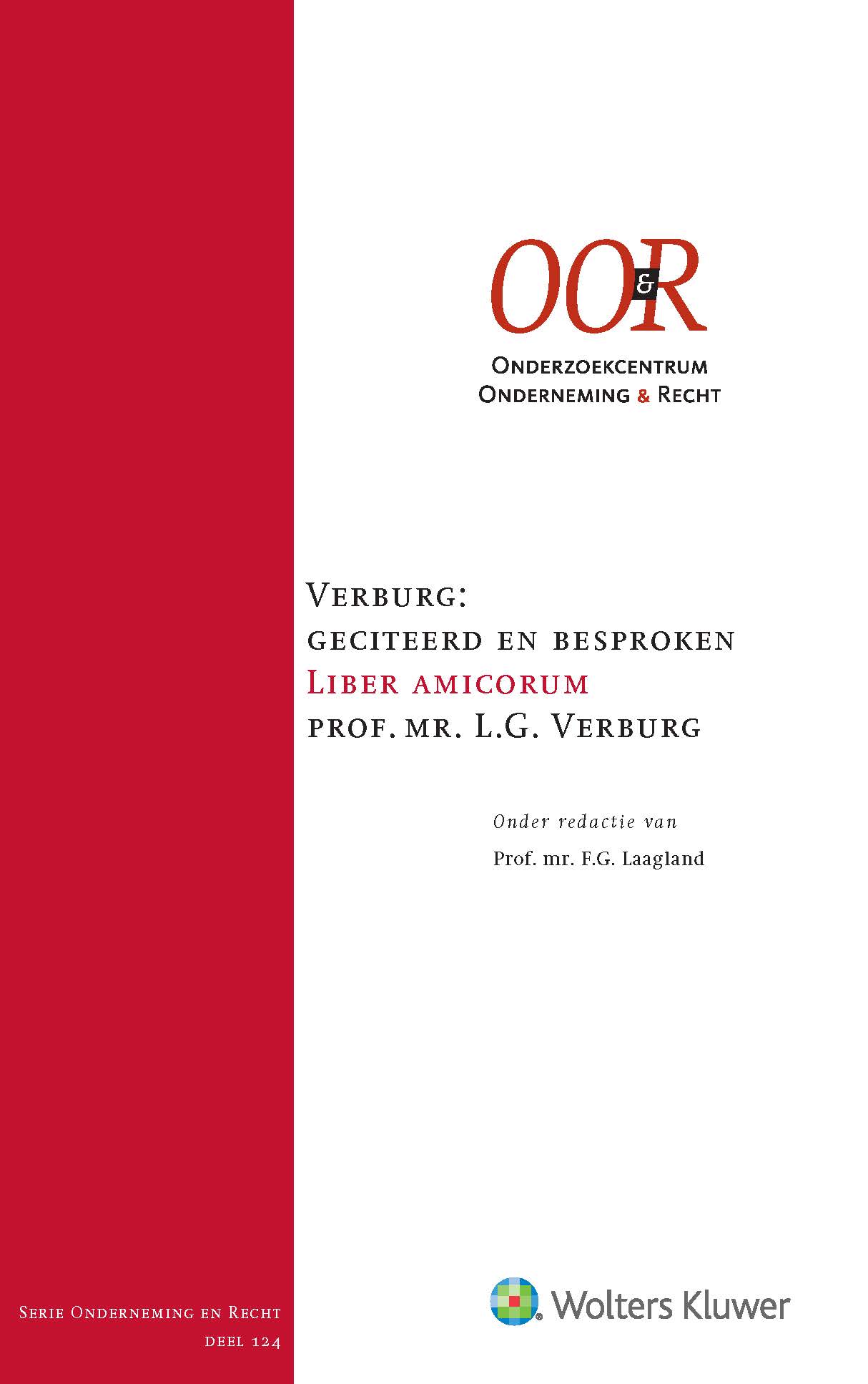 Omslag van Verburg: Geciteerd en besproken