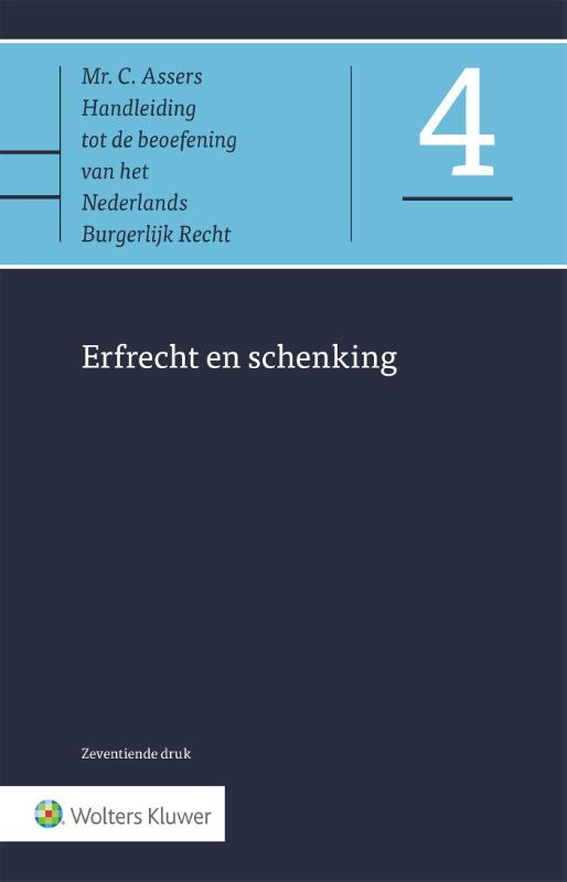 Omslag van Erfrecht en schenking