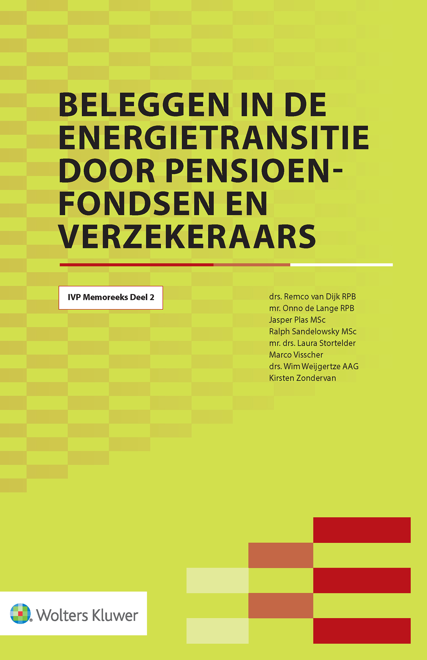 Omslag van Beleggen in de energietransitie door pensioenfondsen en verzekeraars