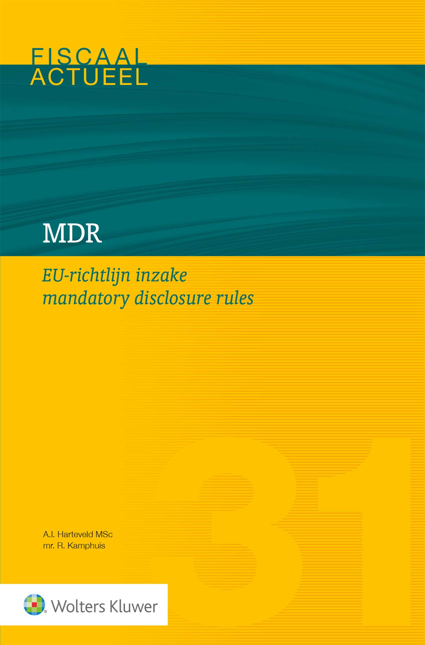 Omslag van MDR EU-richtlijn inzake mandatory disclosure rules