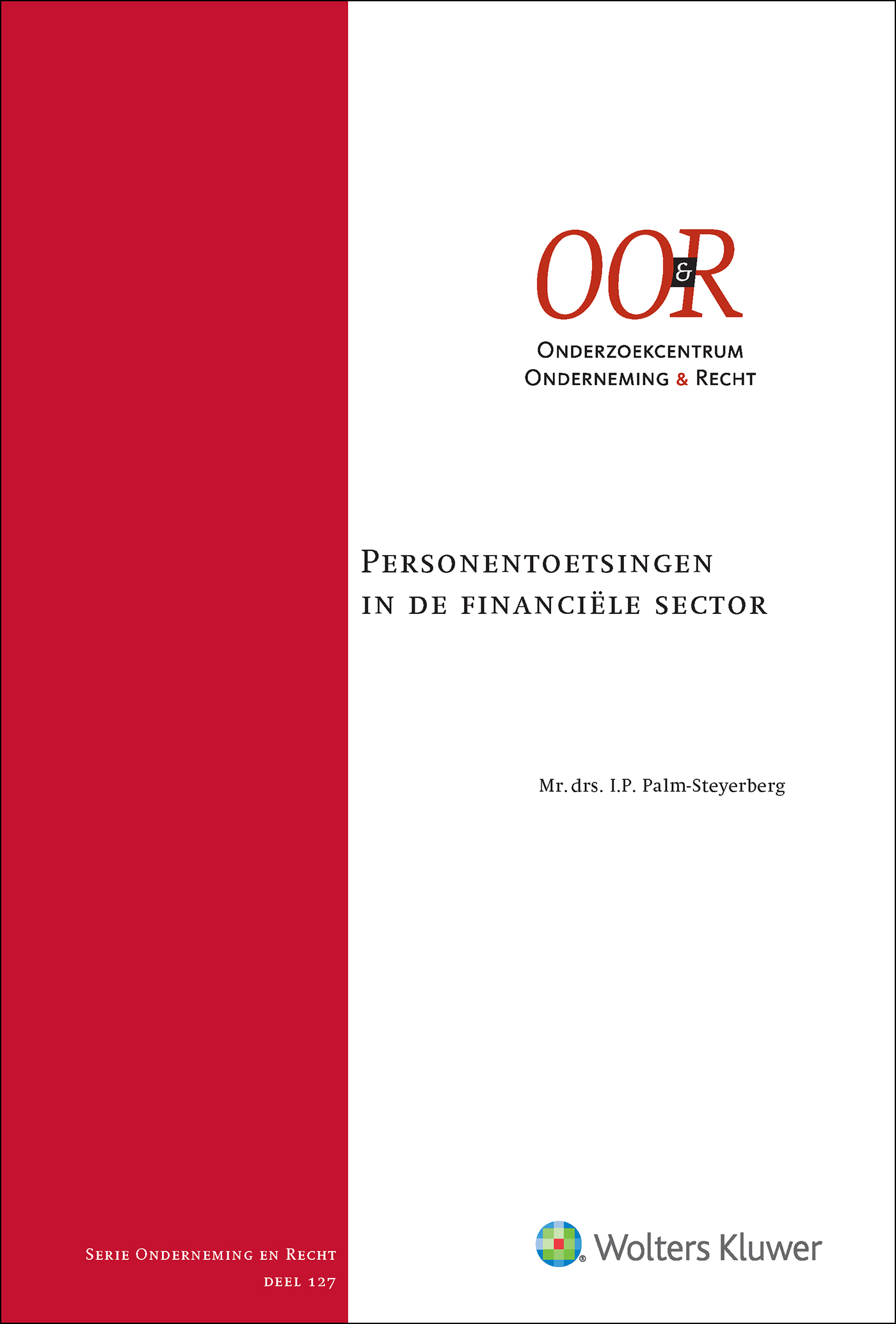 Omslag van Personentoetsingen in de financiële sector