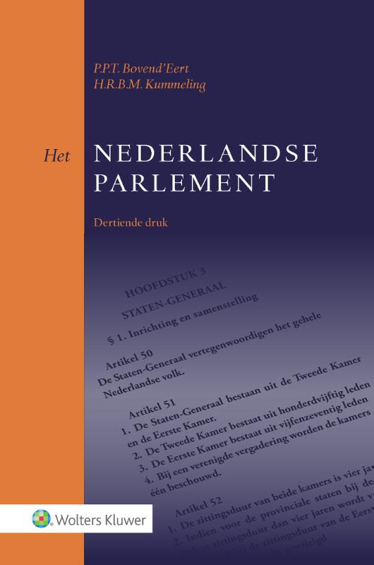 Omslag van Het Nederlandse parlement