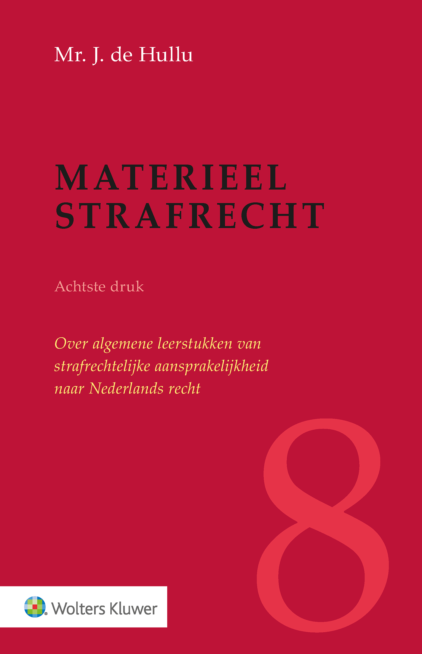 Omslag van Materieel strafrecht