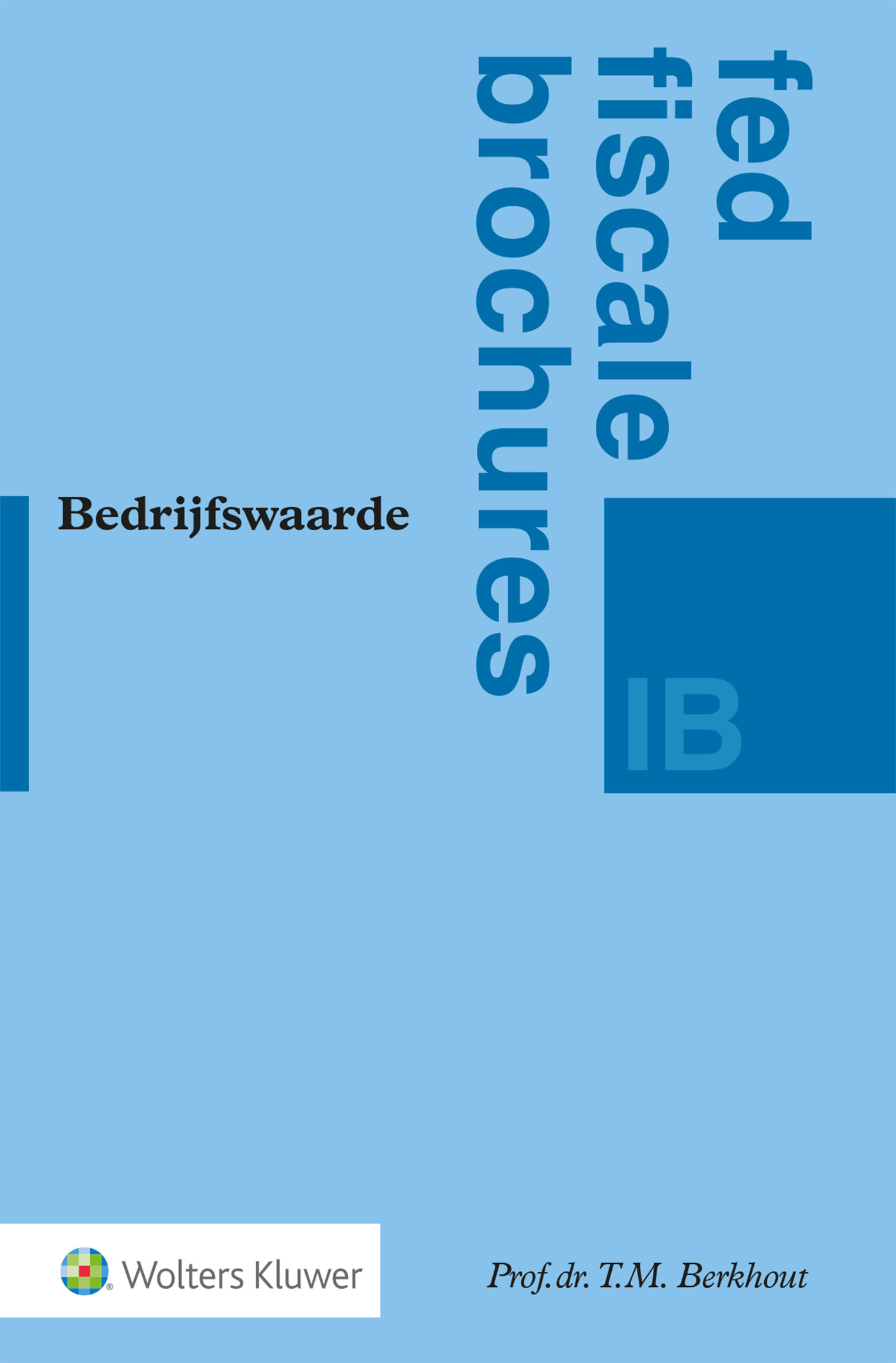 Omslag van Bedrijfswaarde