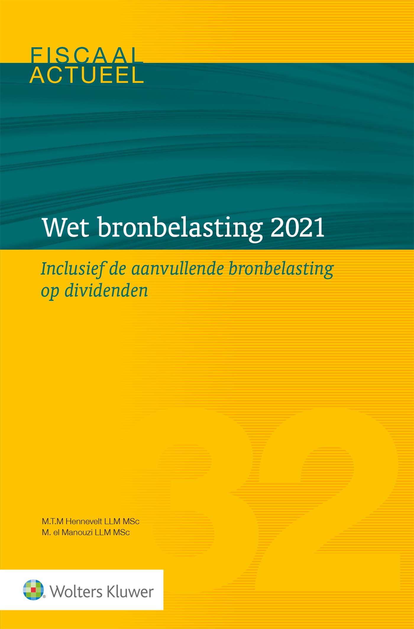 Omslag van Wet bronbelasting 2021