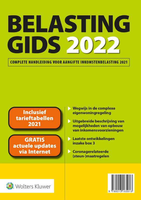 Omslag van Belastinggids 2022