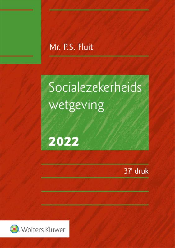 Omslag van Socialezekerheidswetgeving 2022