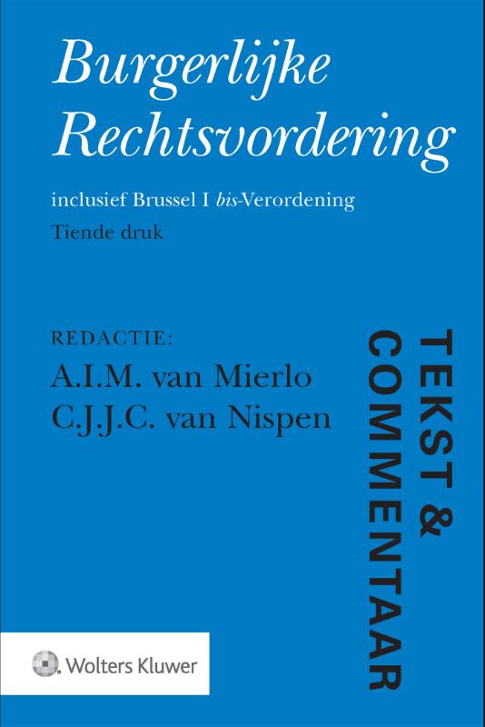 Omslag van Burgerlijke Rechtsvordering