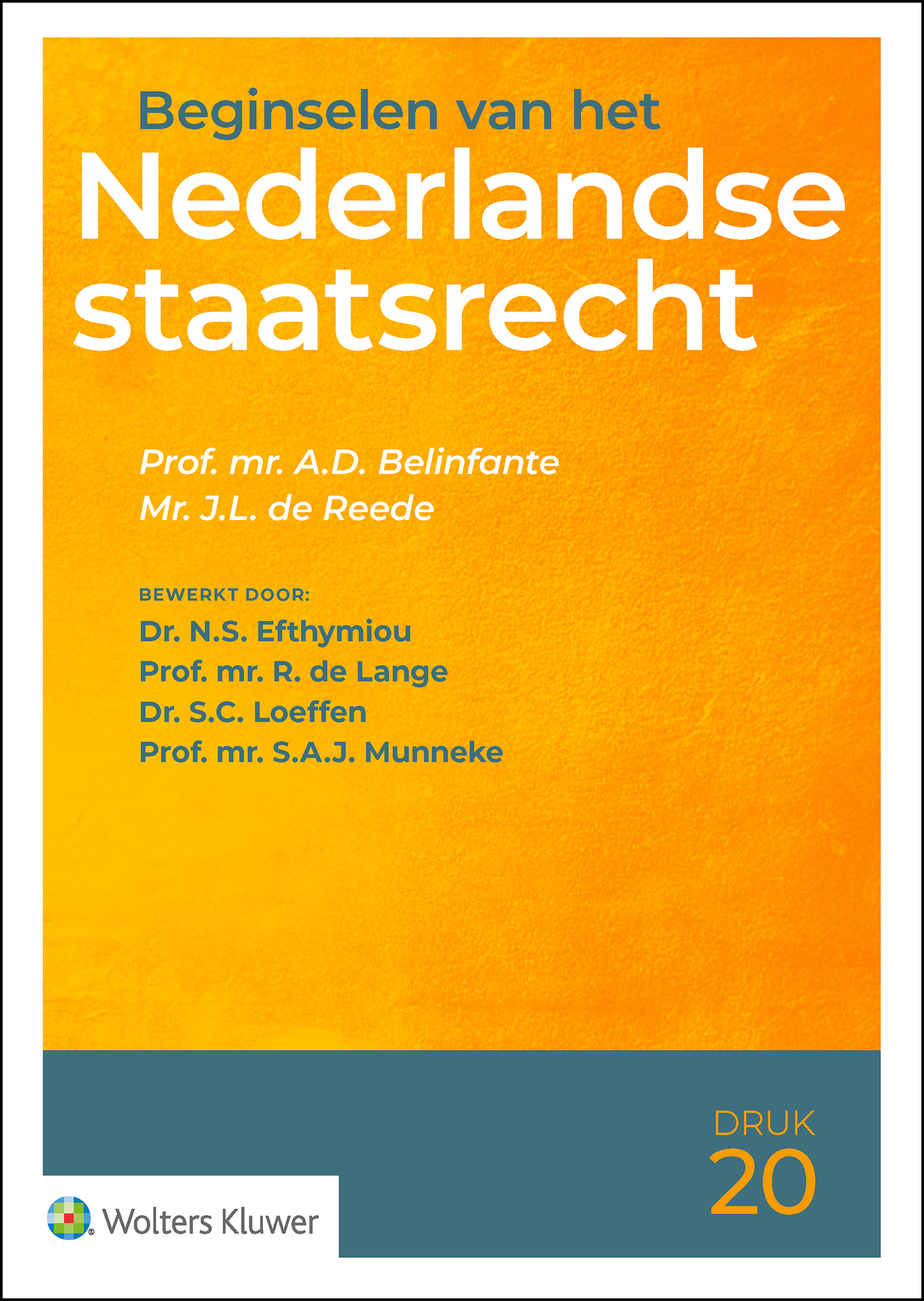 Omslag van Beginselen van het Nederlandse staatsrecht