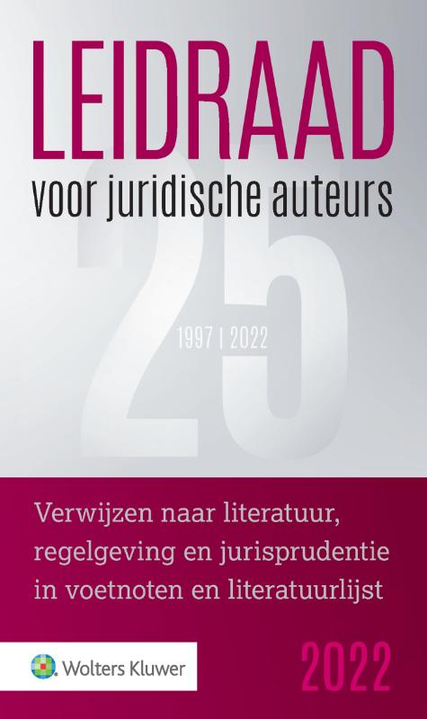 Omslag van Leidraad voor juridische auteurs