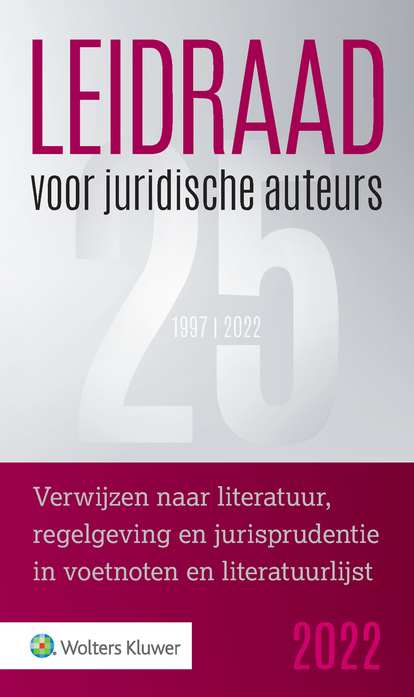 Omslag van Leidraad voor juridische auteurs
