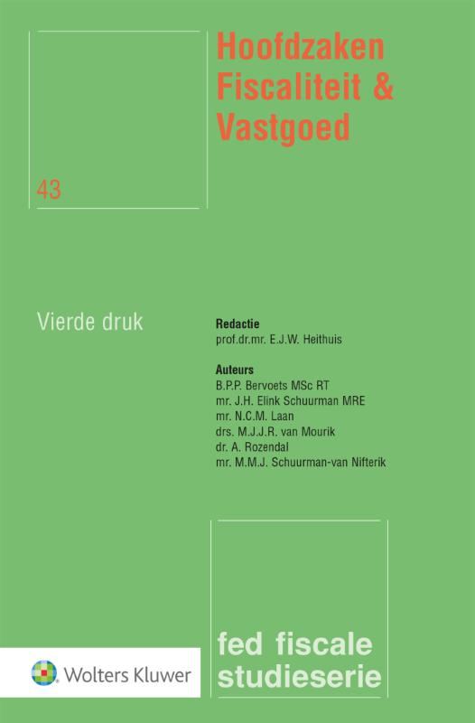 Omslag van Hoofdzaken Fiscaliteit & Vastgoed