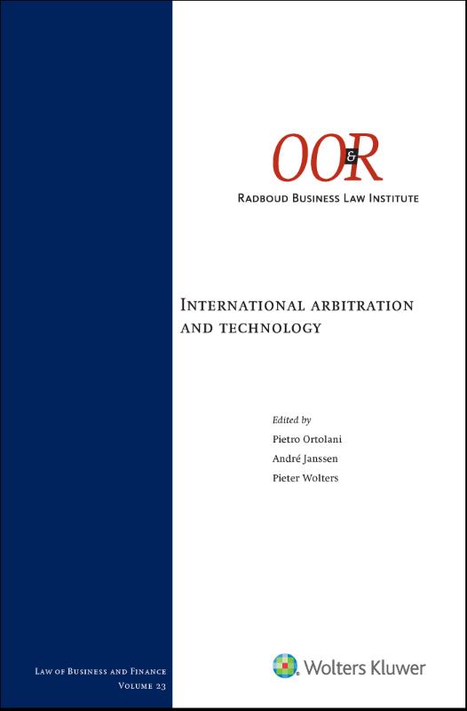 Omslag van International arbitration and technology