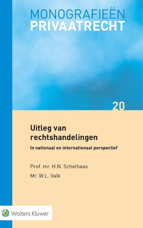 Omslag van Uitleg van rechtshandelingen
