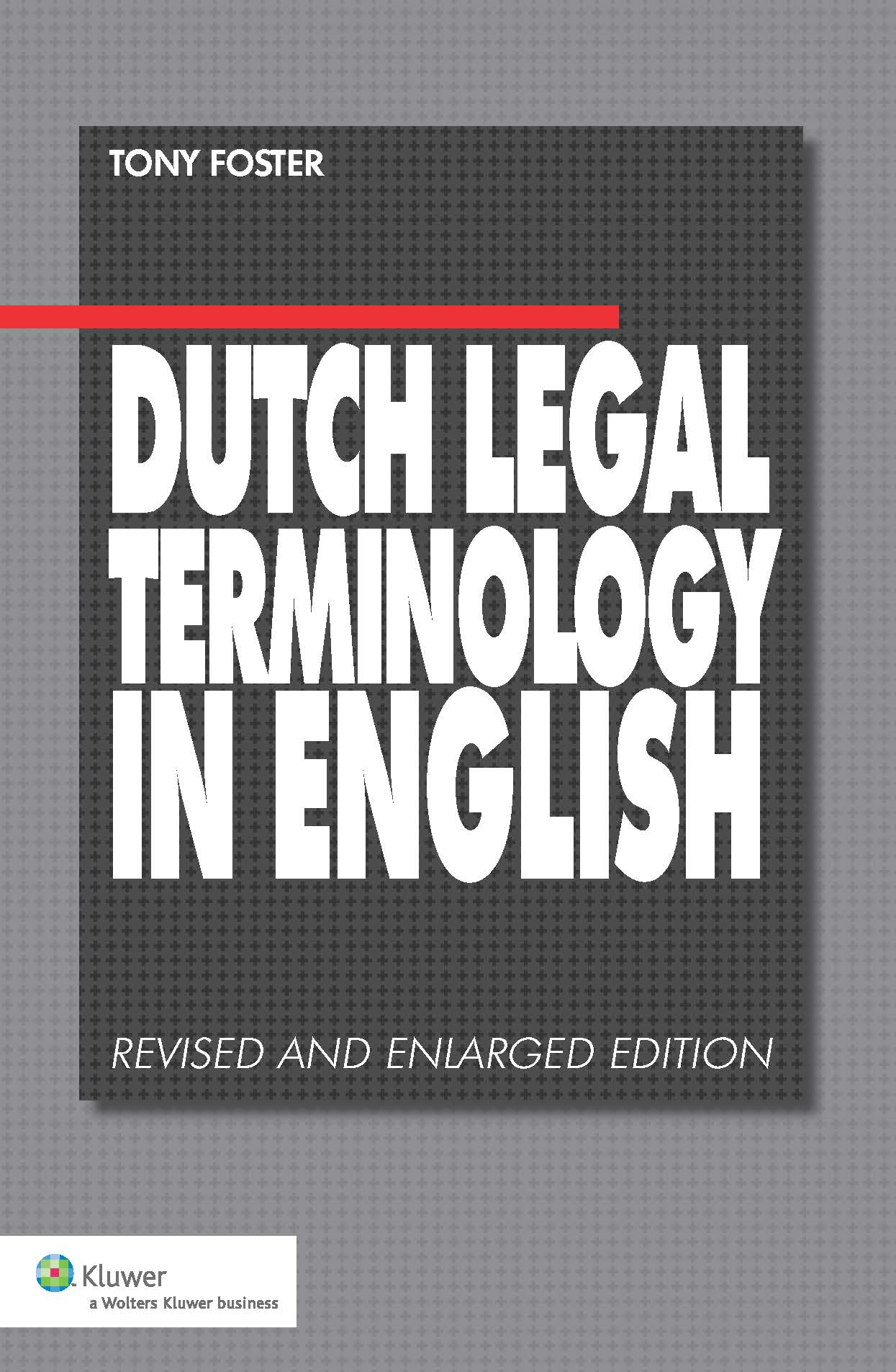 Omslag van Dutch Legal Terminology in English