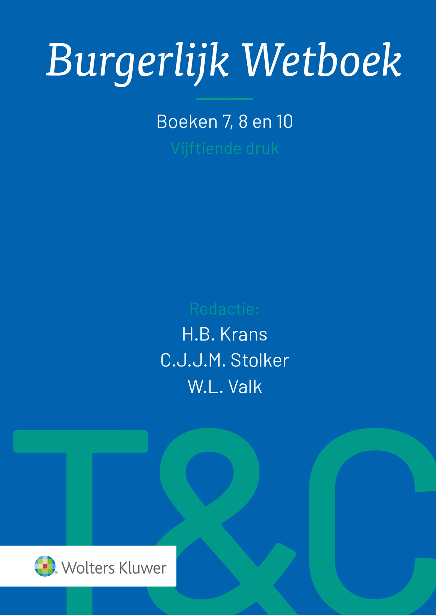 Omslag van Burgerlijk Wetboek