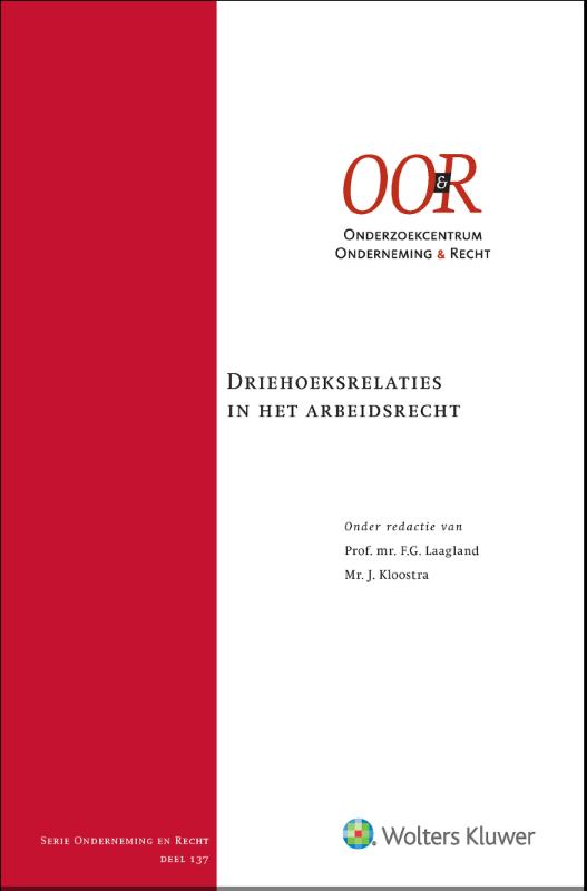 Omslag van Driehoeksrelaties in het arbeidsrecht