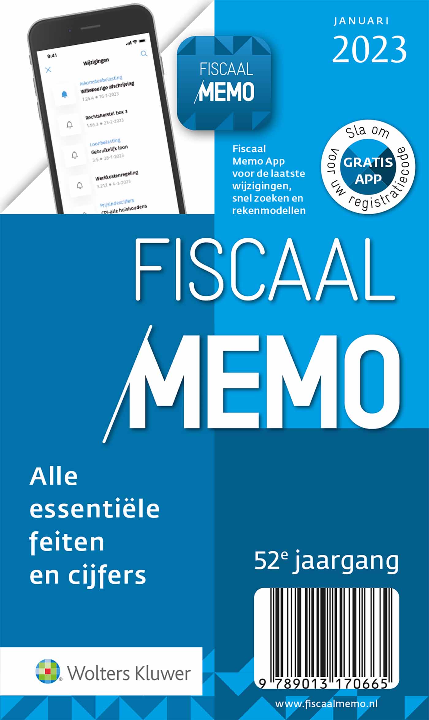 Omslag van Fiscaal Memo januari 2023