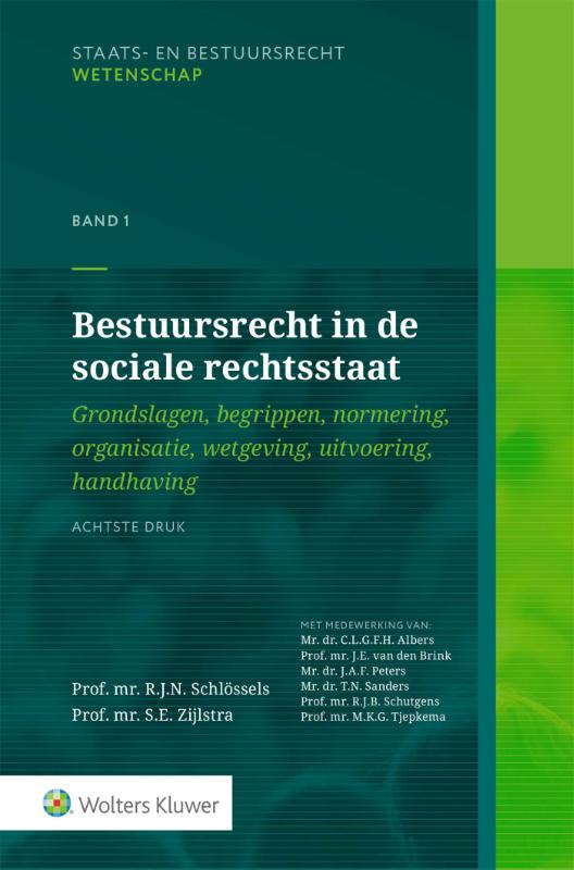 Omslag van Bestuursrecht in de sociale rechtsstaat Band 1