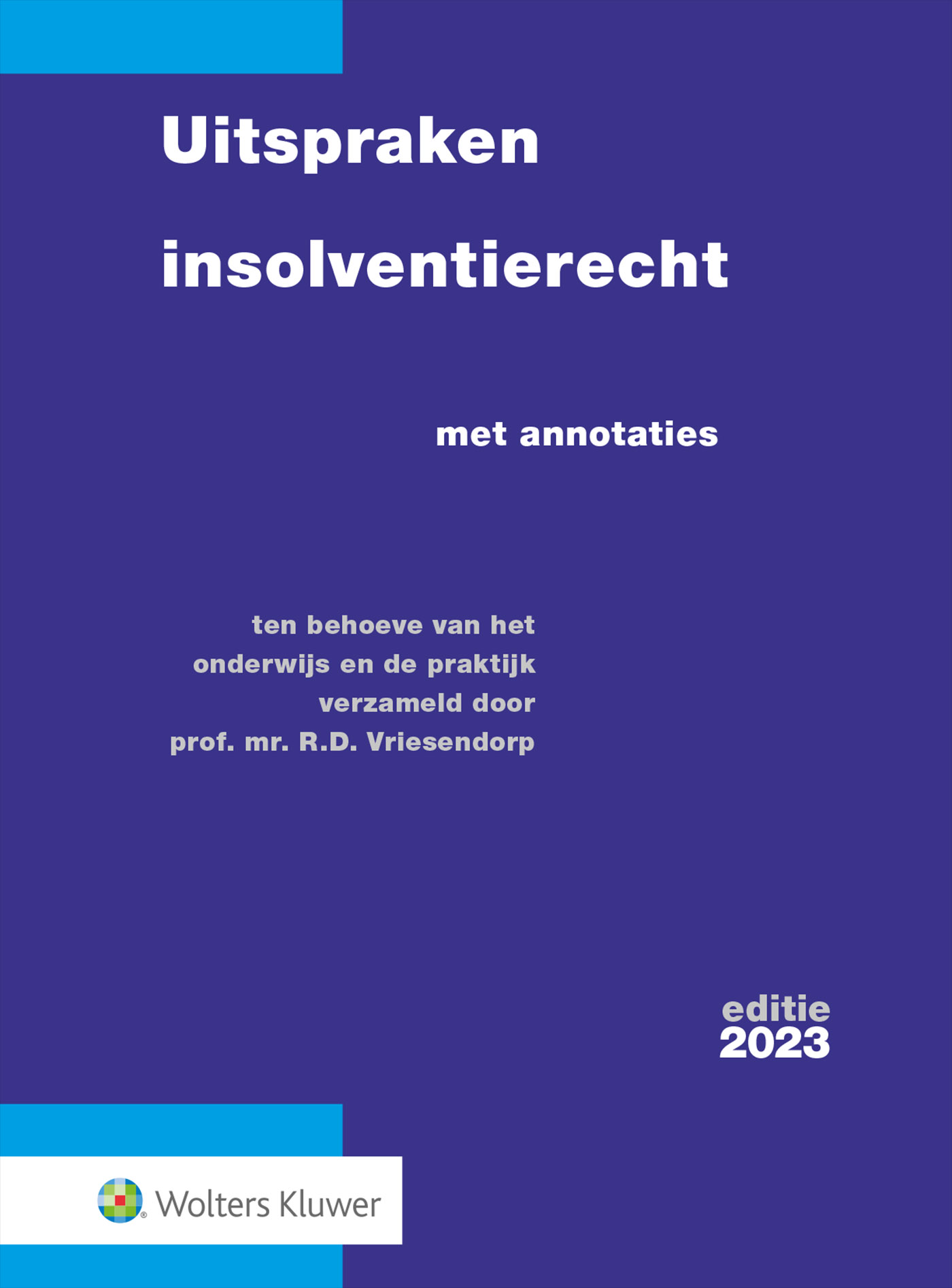 Omslag van Uitspraken insolventierecht editie 2023