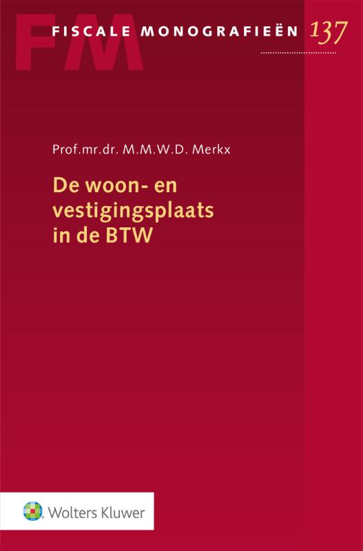 Omslag van De woon- en vestigingsplaats in de BTW