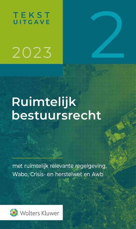 Omslag van Tekstuitgave Ruimtelijk bestuursrecht 2023/2