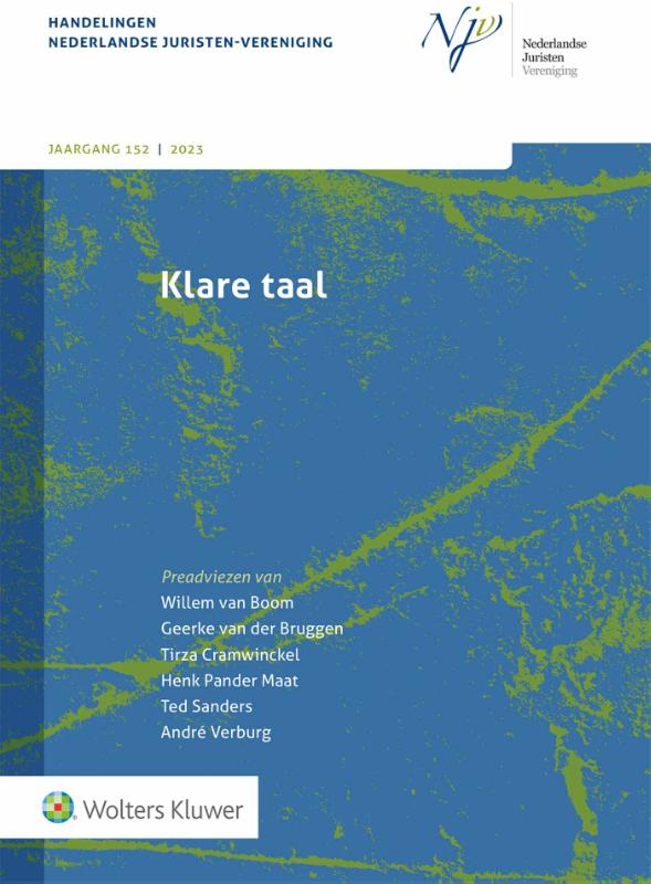 Omslag van Klare taal