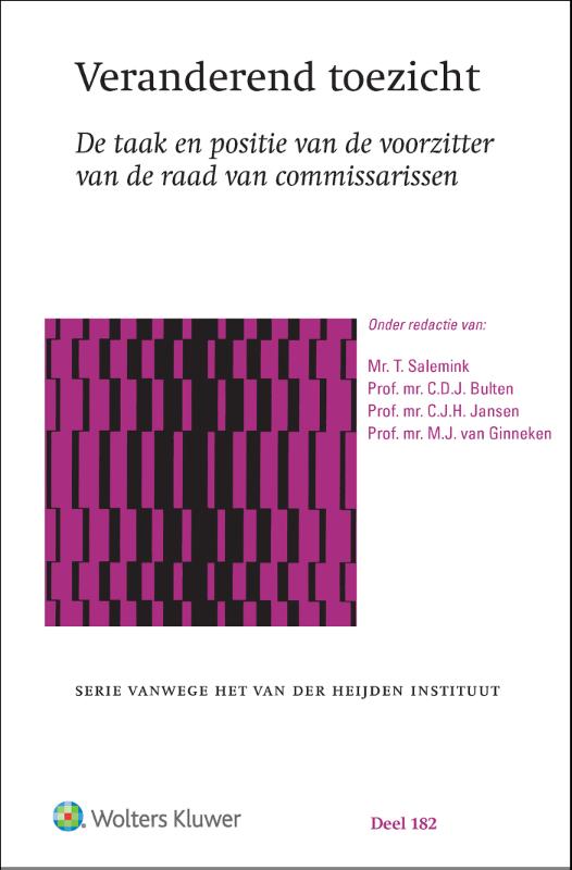 Omslag van Veranderend toezicht
