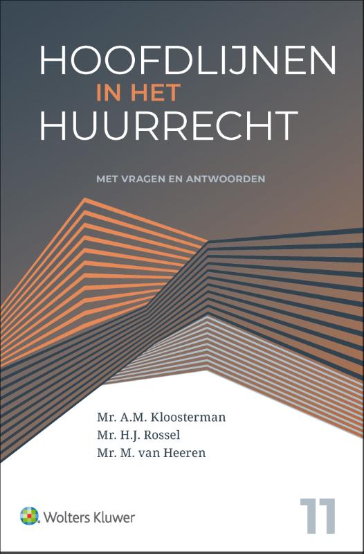 Omslag van Hoofdlijnen in het huurrecht