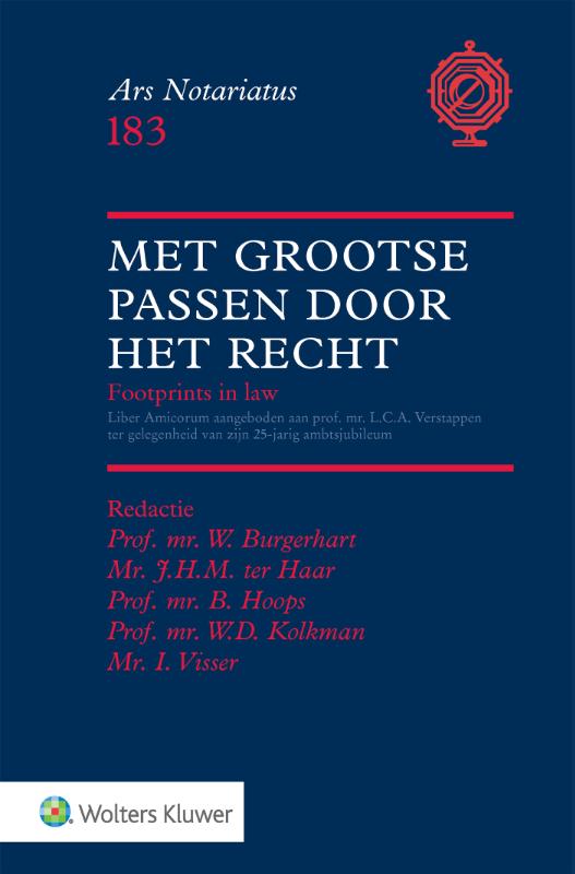 Omslag van Met grootse passen door het recht