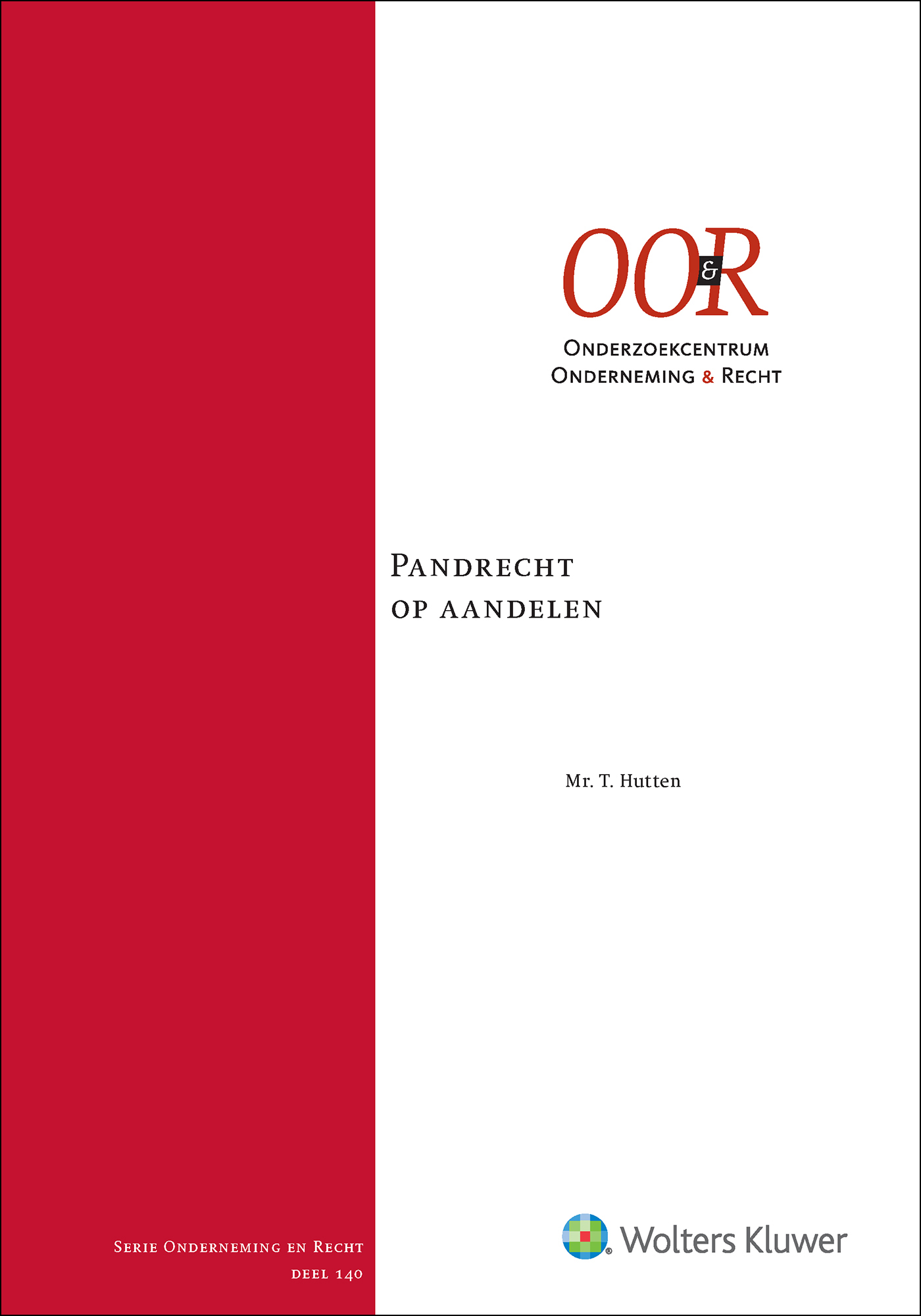 Omslag van Pandrecht op aandelen