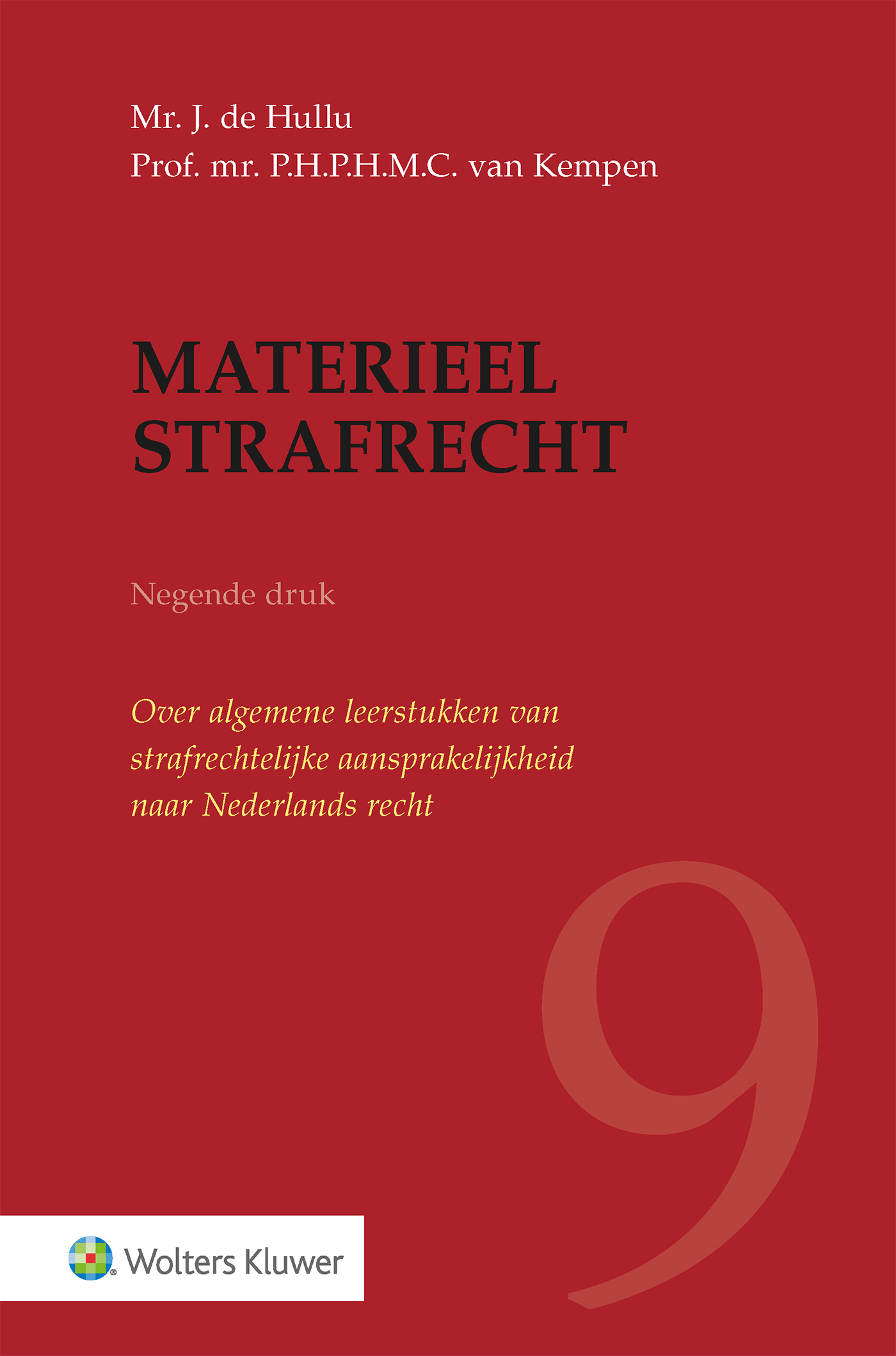 Omslag van Materieel strafrecht