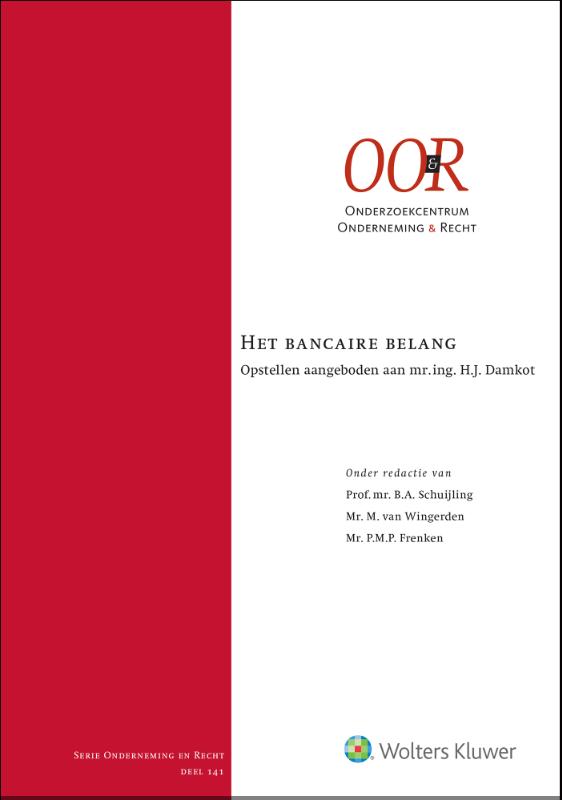 Omslag van Het bancaire belang