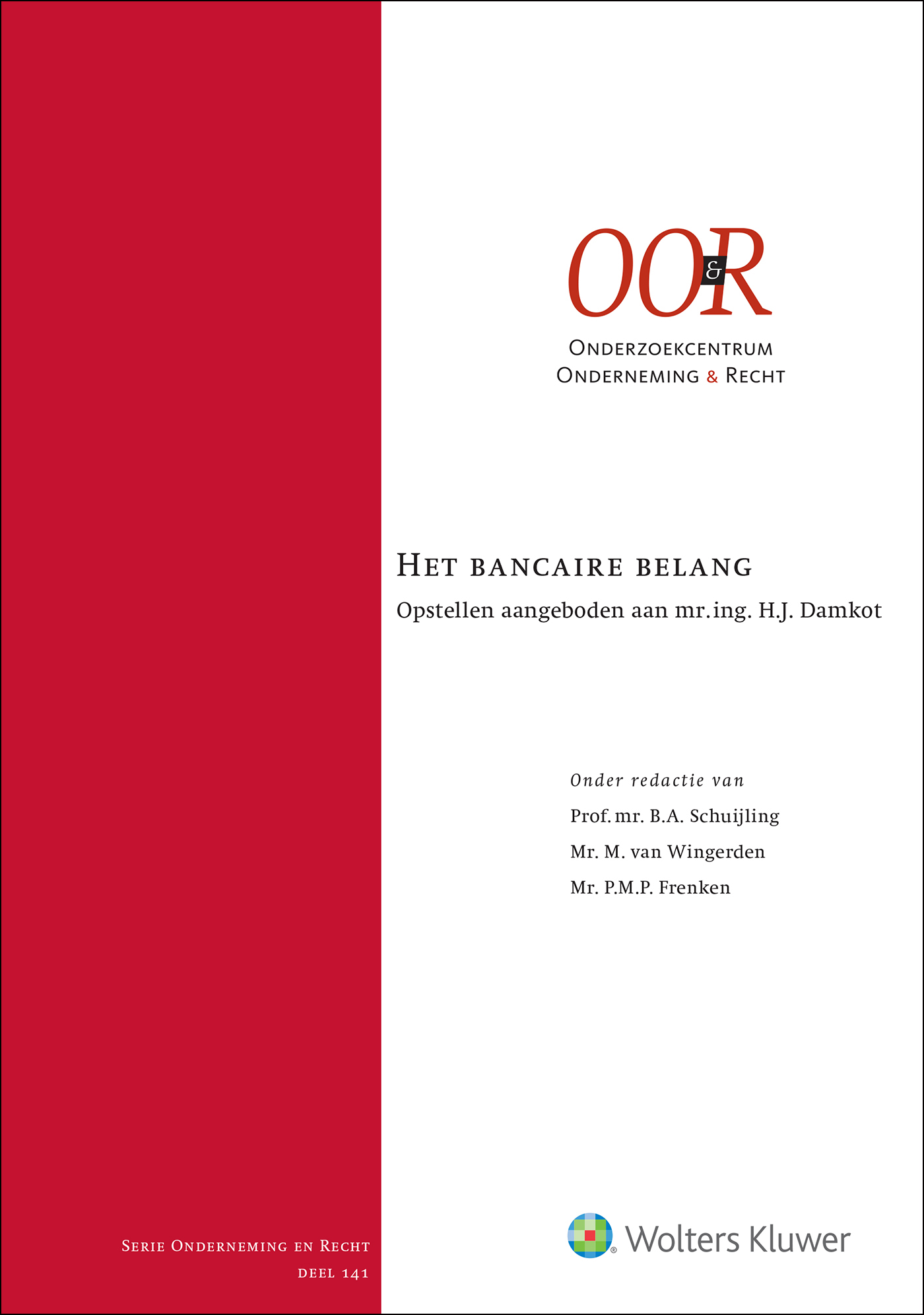 Omslag van Het bancaire belang
