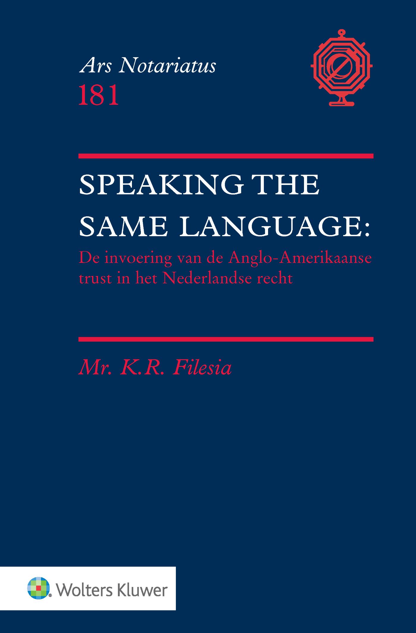 Omslag van Speaking the same language