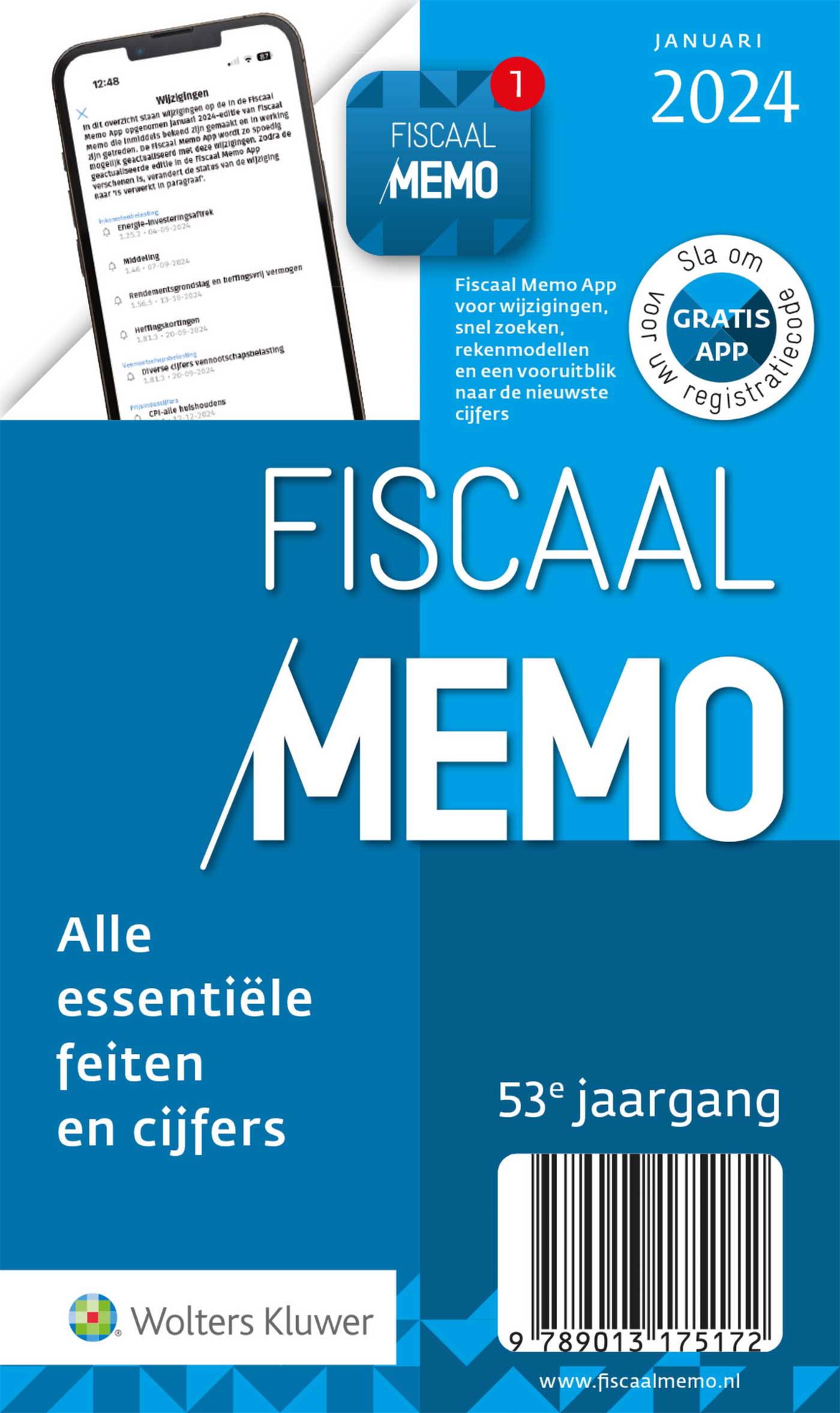 Omslag van Fiscaal Memo januari 2024
