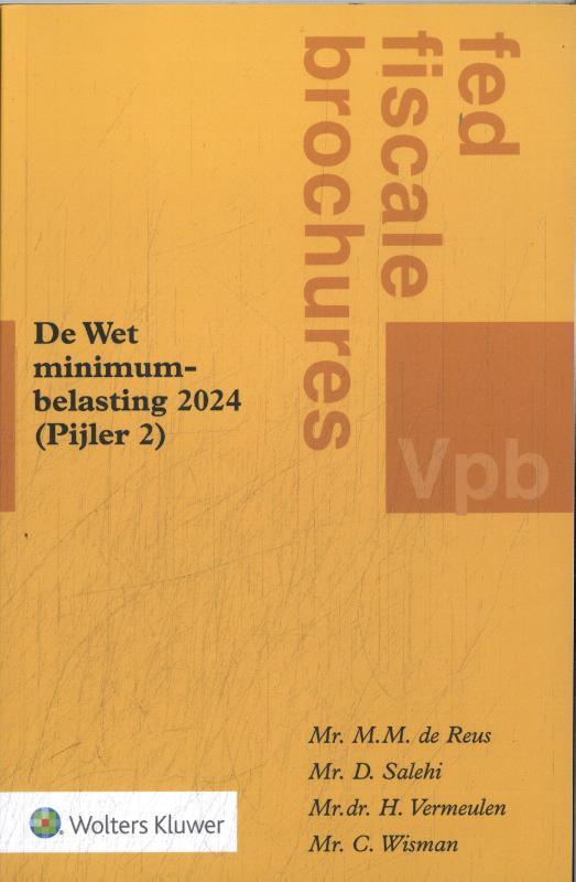 Omslag van De Wet minimumbelasting 2024 (Pijler 2)