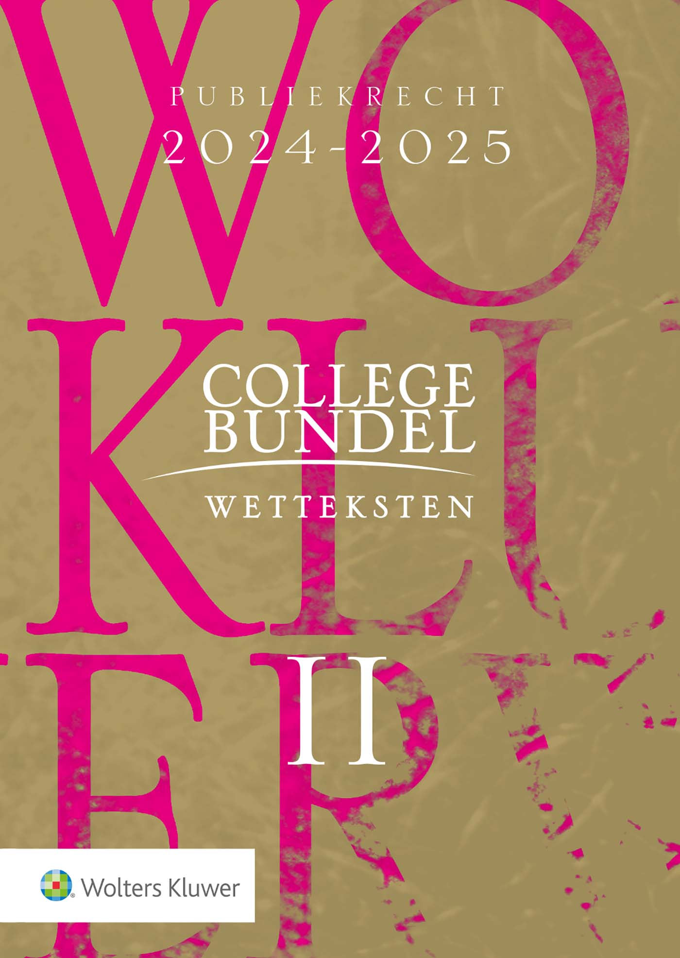 Omslag van Collegebundel 2024-2025
